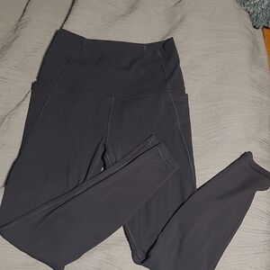 CRZ YOGA Charcoal High-Waisted Leggings With Pockets